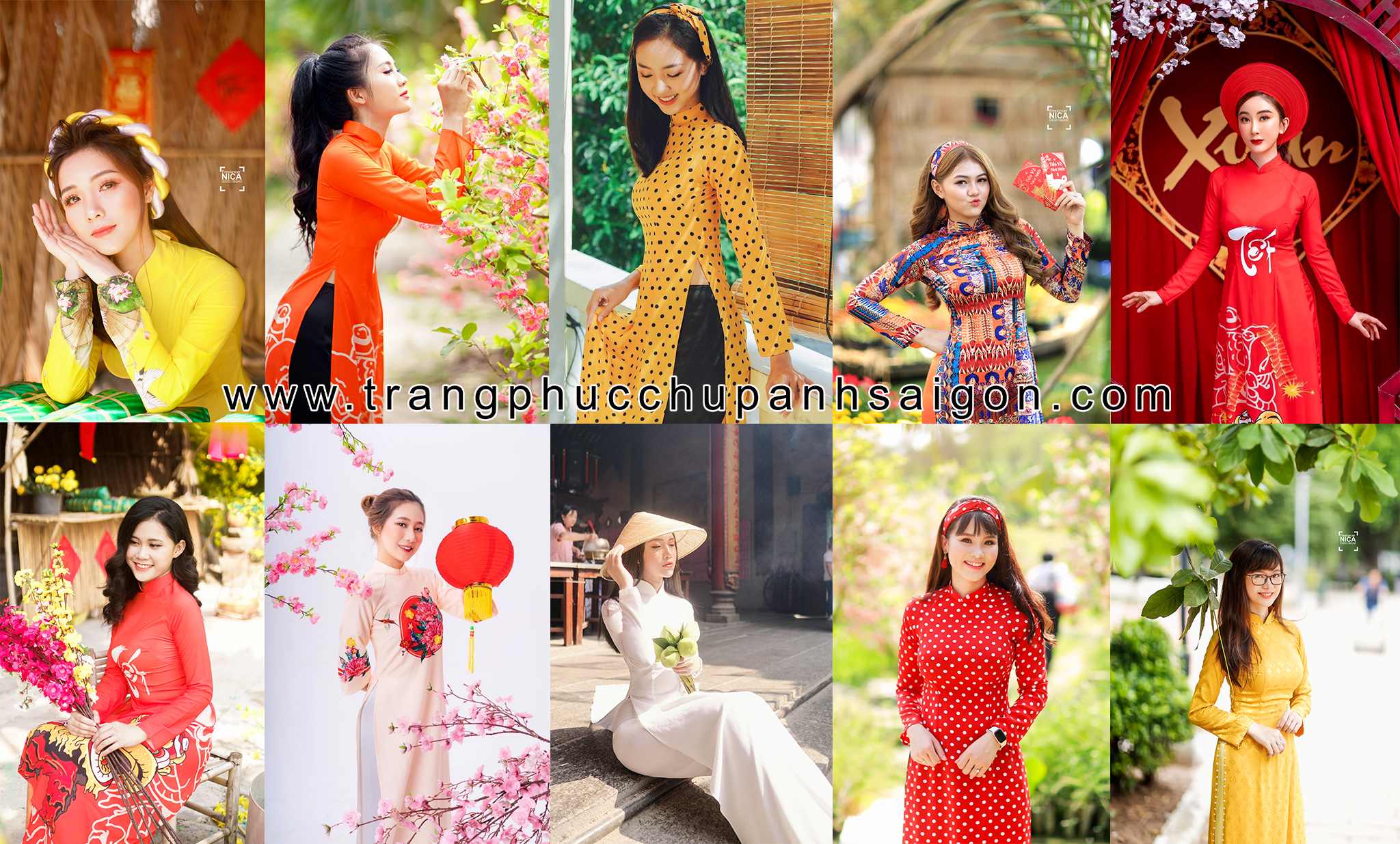 Cho thuê áo dài đẹp ở Sài Gòn – Thuê áo dài giá rẻ Hồ Chí Minh