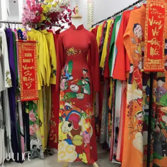 ao dai tet xuan